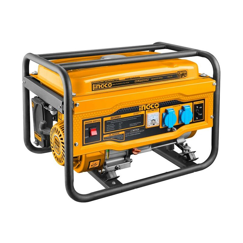 foto del prodotto generatore di corrente a benzina 2,8kw gruppo elettrogeno portatile 4 tempi ge30005 ingco