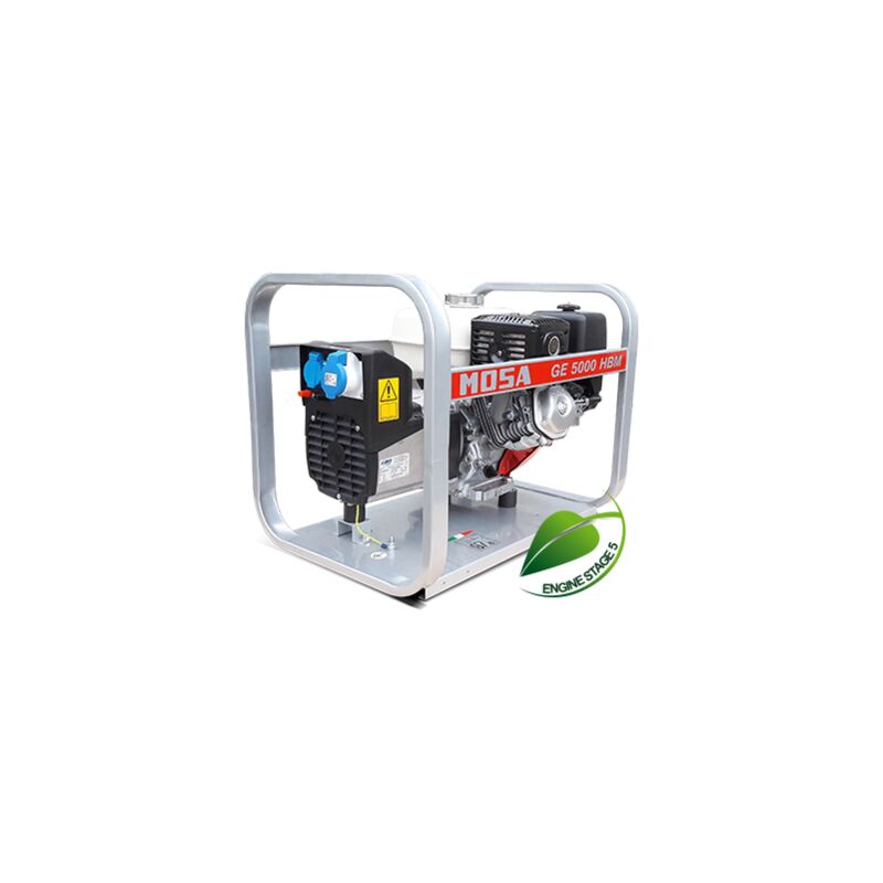 foto del prodotto generatore di corrente mosa ge 5000 hbm l da 4,4 kw avvio elettrico motore benzina honda