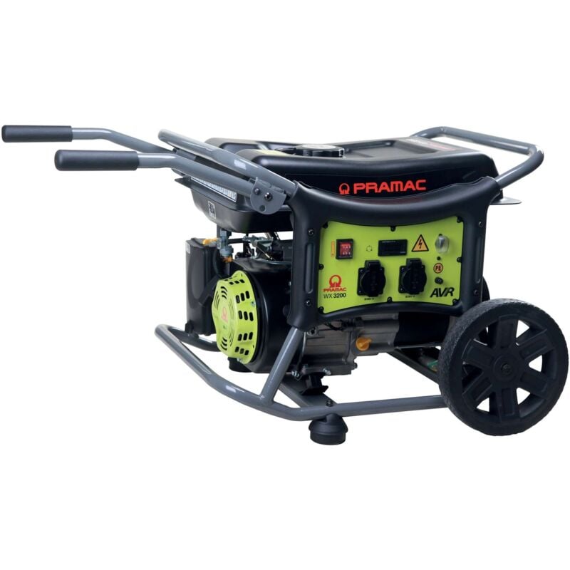 foto del prodotto generatore di corrente wx3200 2950w 5,5 hp a benzina autonomia 13 h 2 prese schuko