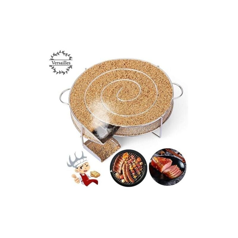 foto del prodotto generatore di fumo freddo per affumicatore, affumicatura di carne, pesce, griglia, barbecue,