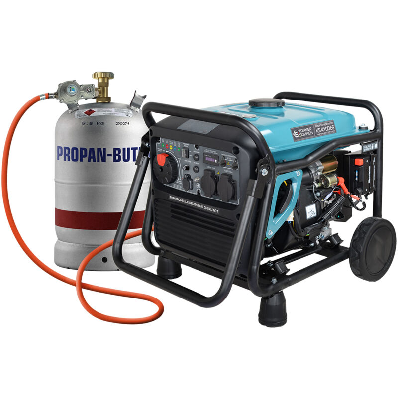 foto del prodotto generatore di inverter a benzina e gas 4000 w k nner s hnen ks 4100ieg manuale elettrico