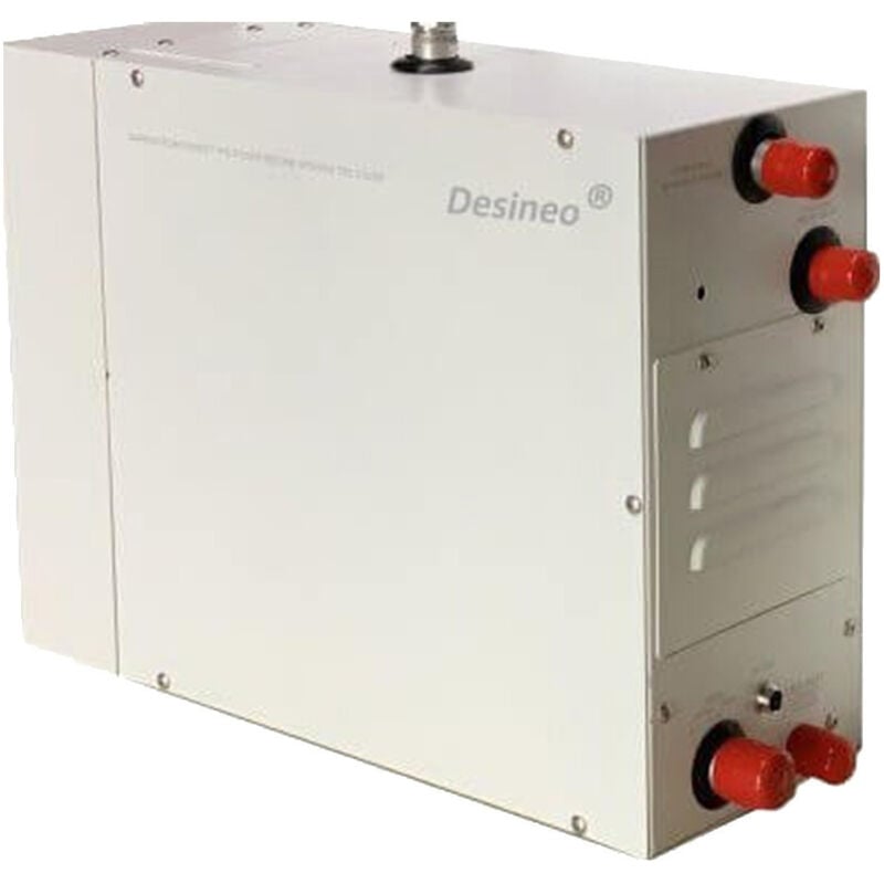 foto del prodotto generatore di vapore per hammam 12kw desineo per uso professionale o drenaggio automatico domestico