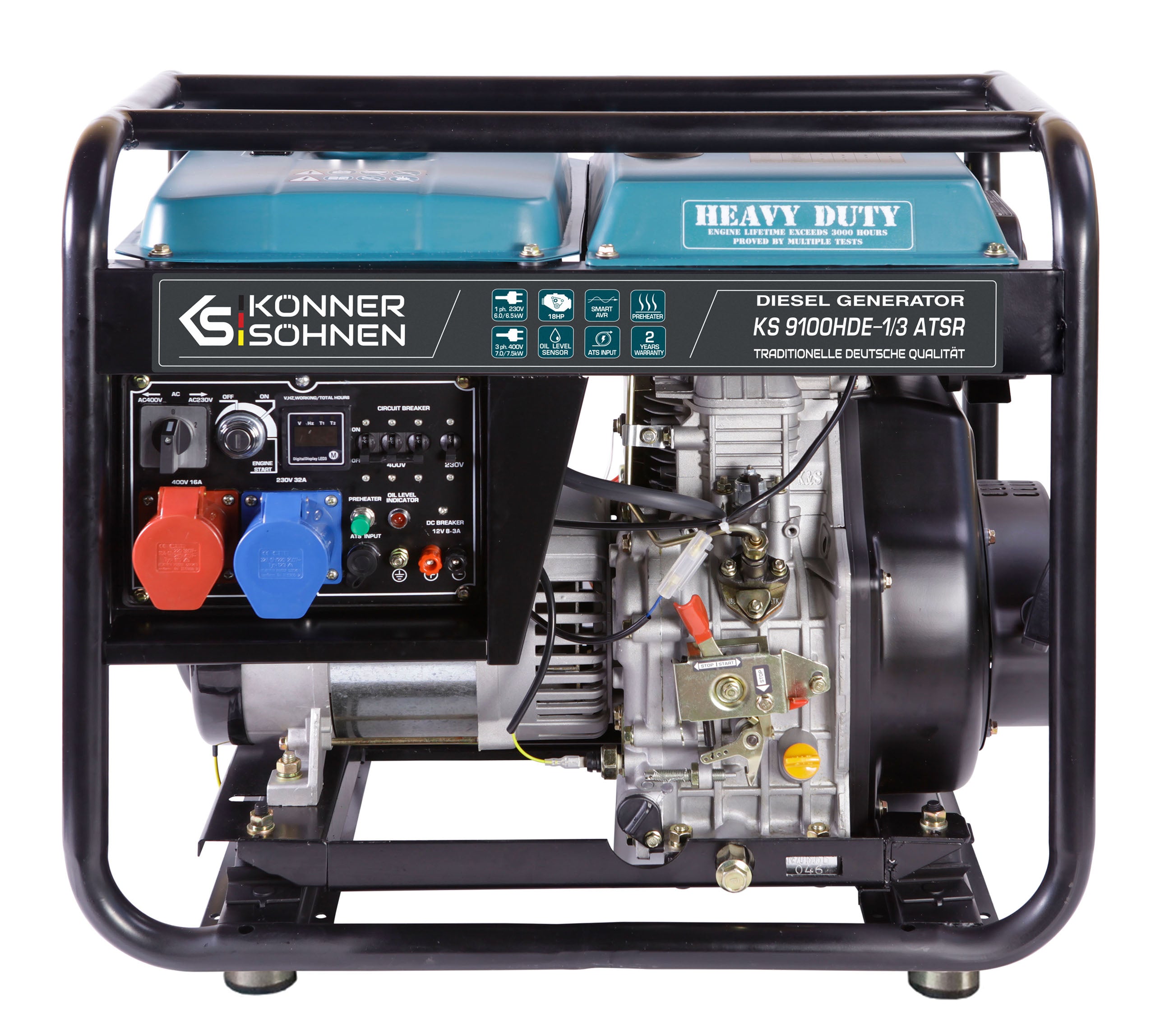 foto del prodotto generatore diesel k nner s hnen ks 9100hde-1/3 atsr (euro v)