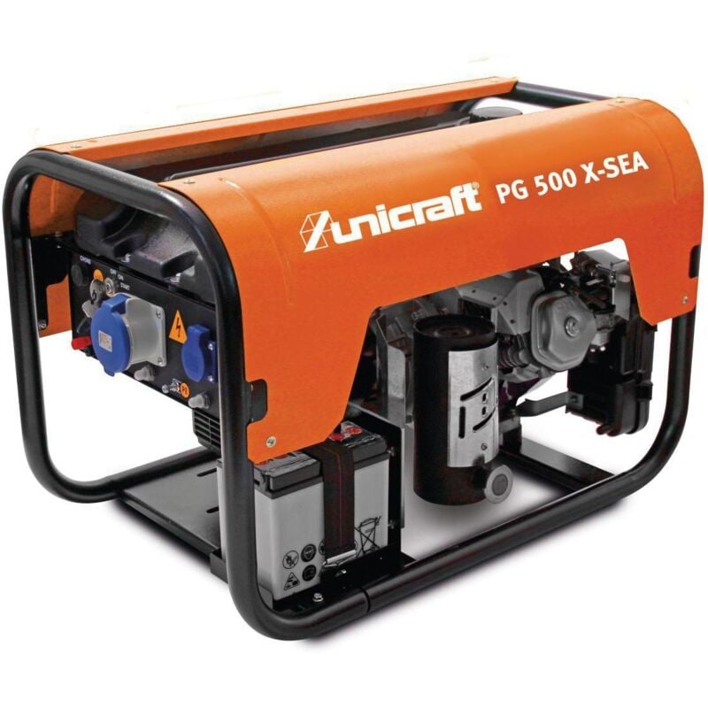 foto del prodotto generatore pg 500 x-sea 3,9 kw, 4,8 kw benzina unicraft