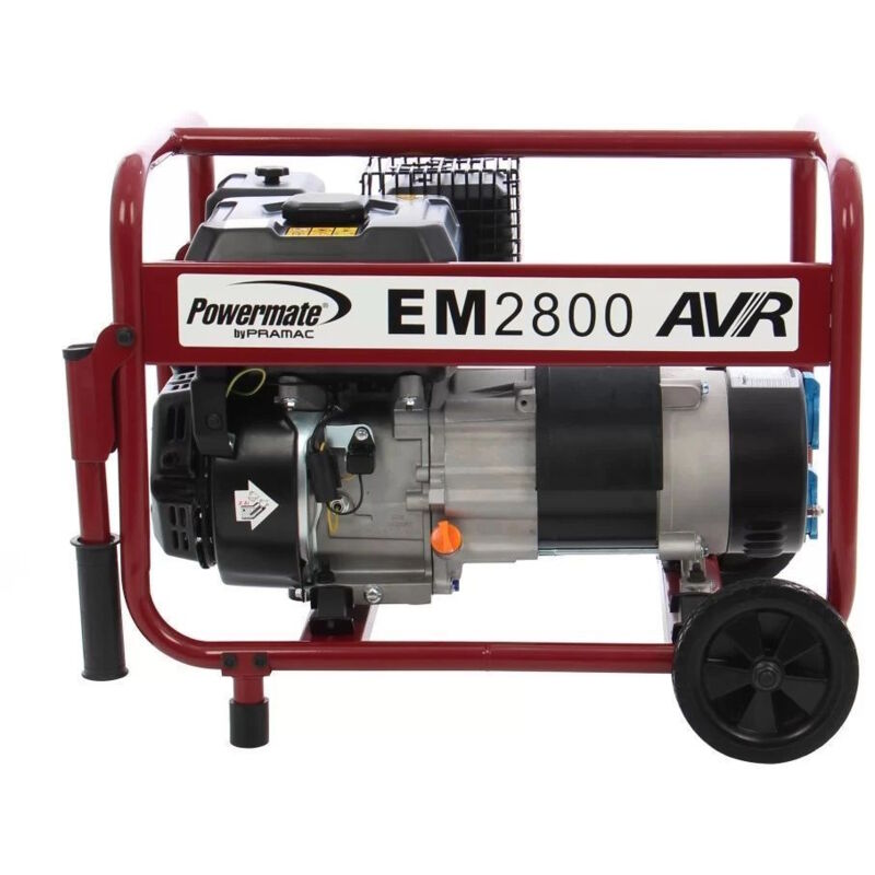 foto del prodotto generatore pramac em2800 2,8 kw con ruote integrato 230 volt a benzina
