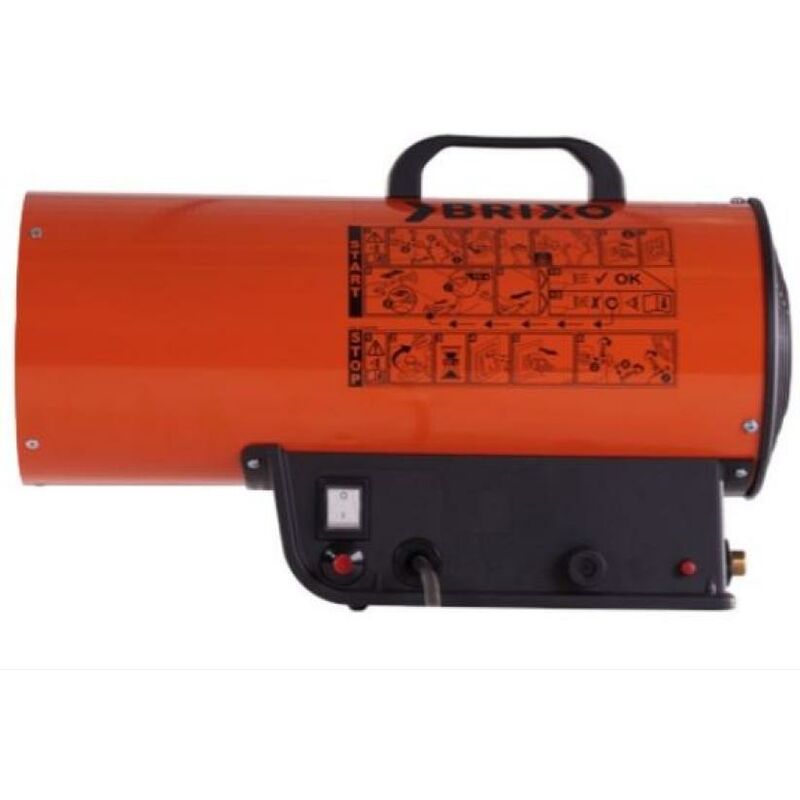 foto del prodotto generatore riscaldatore aria calda a gas brixo