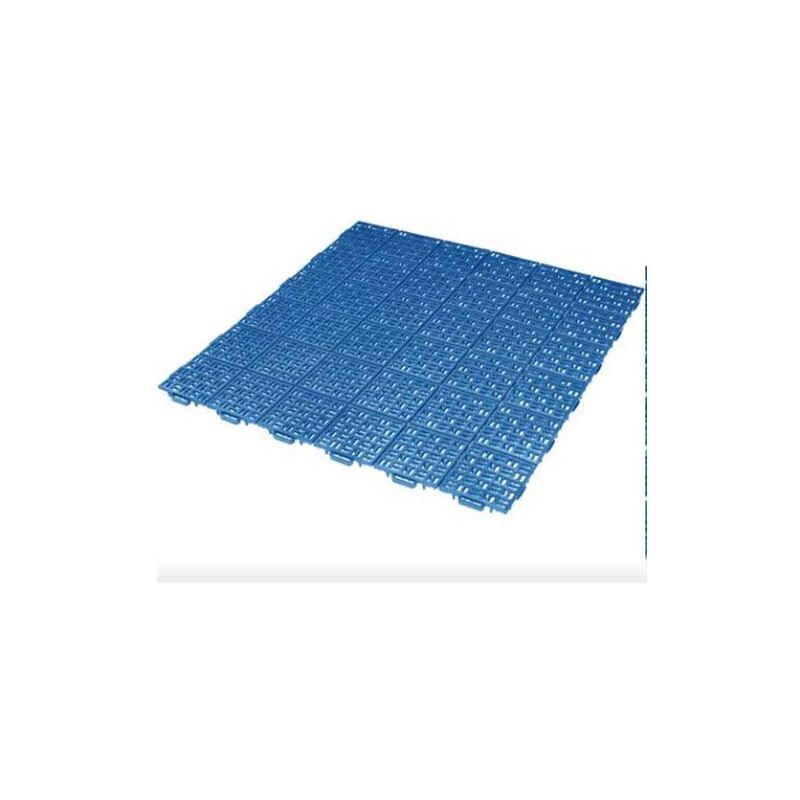 foto del prodotto generico piastrella modulare per esterno blu adreta plasticos clic quadrotte cm 33x33