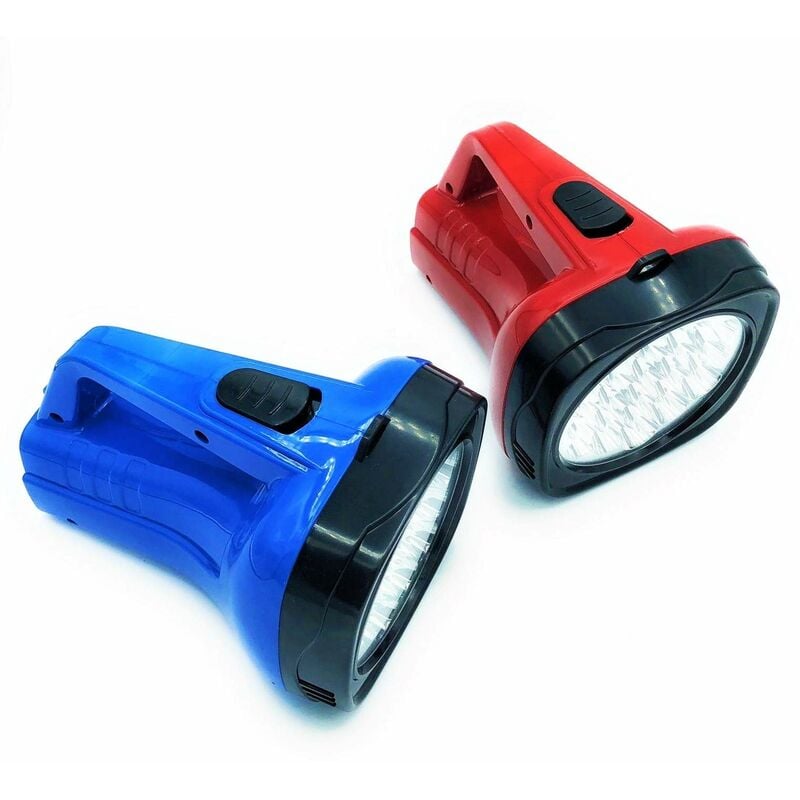 foto del prodotto generico tempo di saldi luce di emergenza torcia portatile lampada ricaricabile bianca 19 led