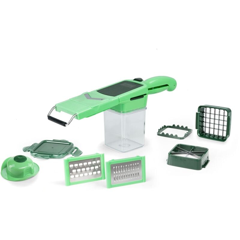 foto del prodotto genius nicer dicer a34267 affettaverdure in plastica professionale veloce, verde