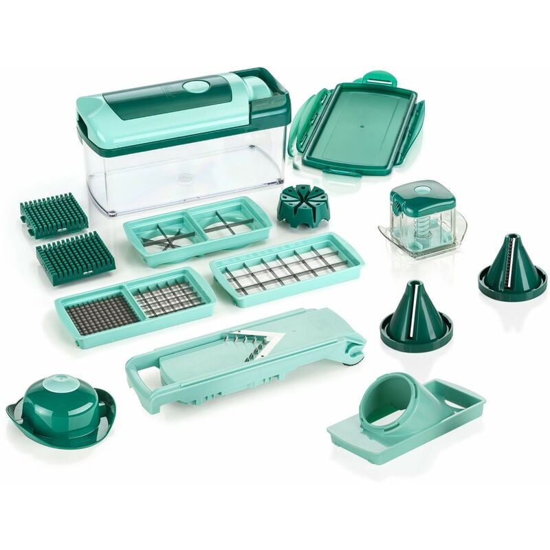 foto del prodotto genius nicer dicer fusion julietti, set affettatutto, 16 pezzi 