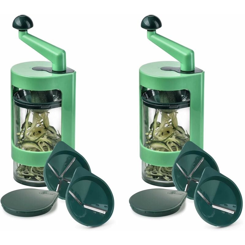 foto del prodotto genius super julietti affettatrice a spirale per verdure, per spaghetti di verdure, spirali e julienne