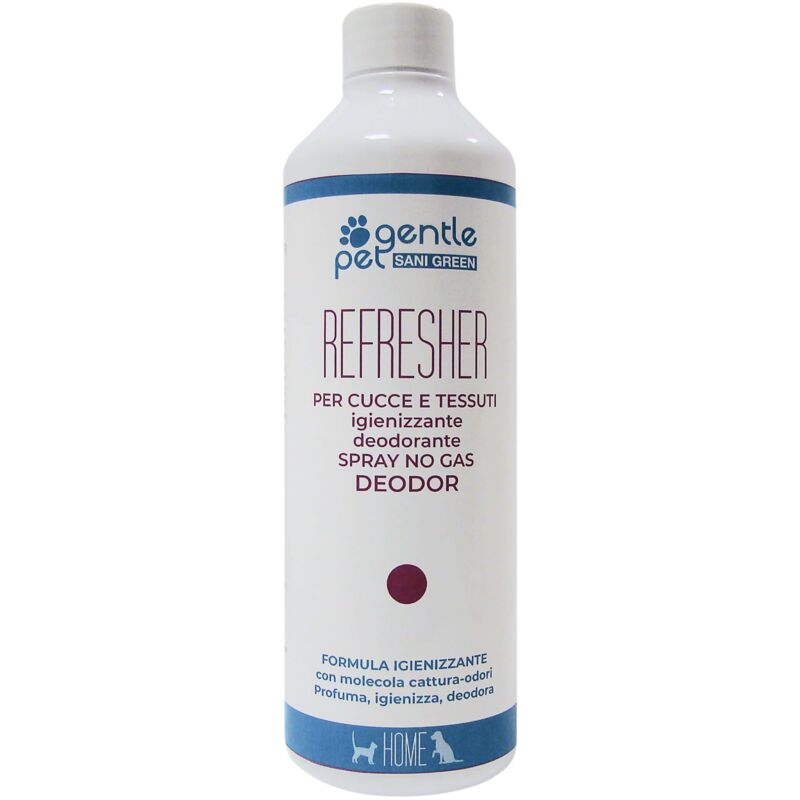 foto del prodotto gentle pet rampi refresher deodorante no gas cucce e tessuti a contatto con animali, cani e gatti deodor 500 ml linea