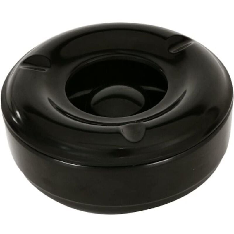 foto del prodotto genware at wind, posacenere antivento in melamina, base e coperchio, 14,6 cm