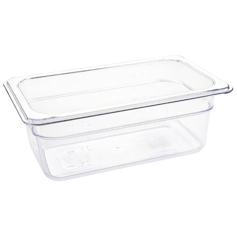 foto del prodotto genware pc14 100 1 4 polycarbonate gn pan, 100 mm, trasparente