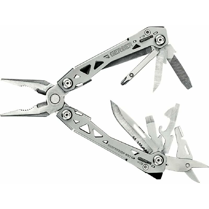 foto del prodotto gerber strumento multi uso con clip e 15 funzioni, suspension nxt multi tool, 31 003683