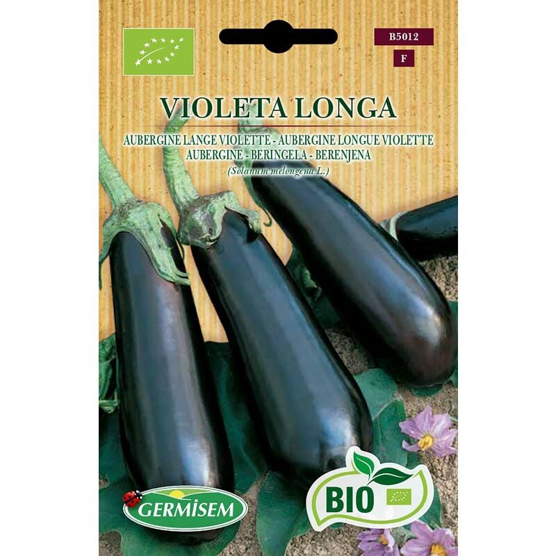 foto del prodotto germisem biologico violeta longa semi di melanzana 1 g