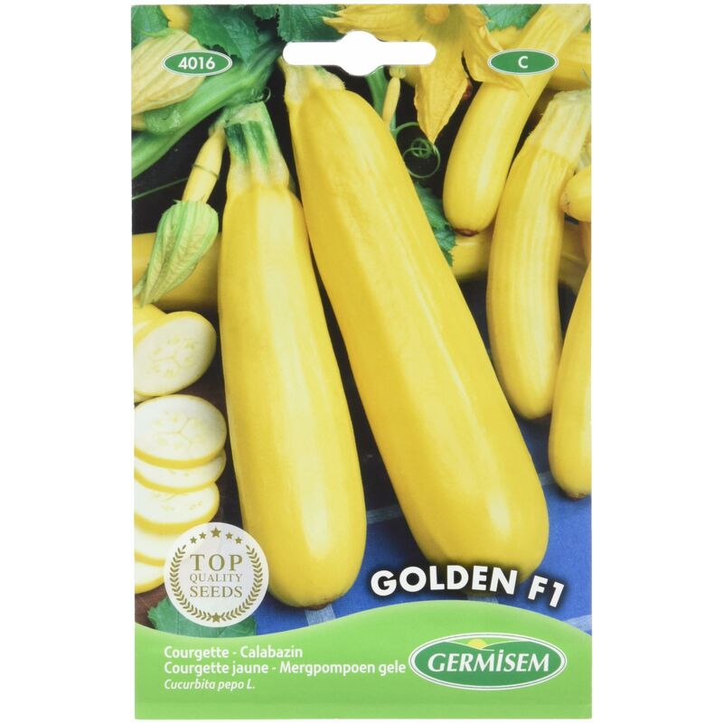 foto del prodotto germisem golden f1 semi di zucchine giallo 2 g
