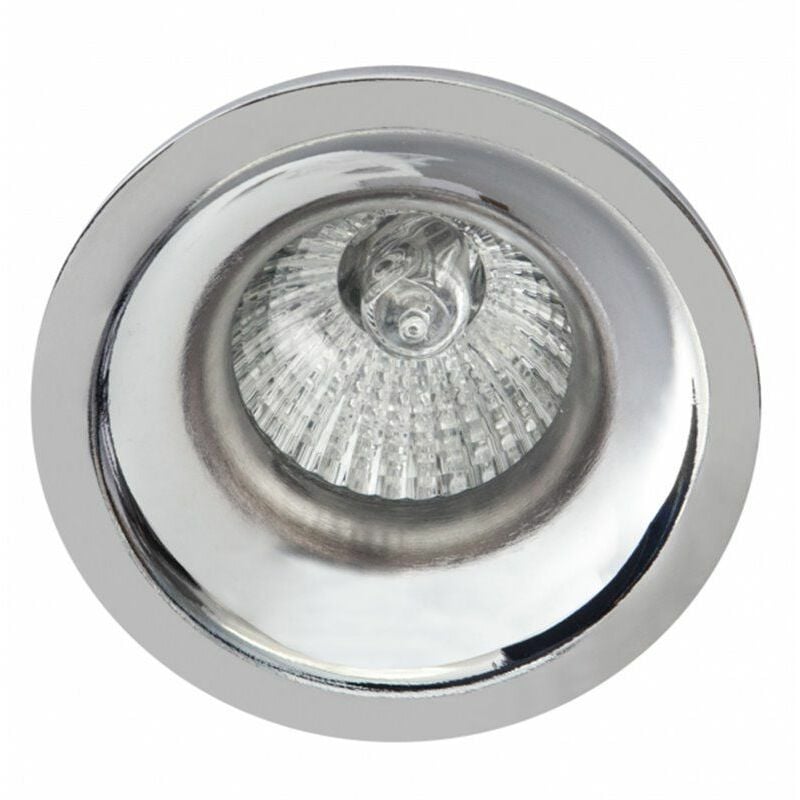foto del prodotto geroglifico da incasso 1xgu10 cromo 3x8,5x8,5 cm taglio 7d