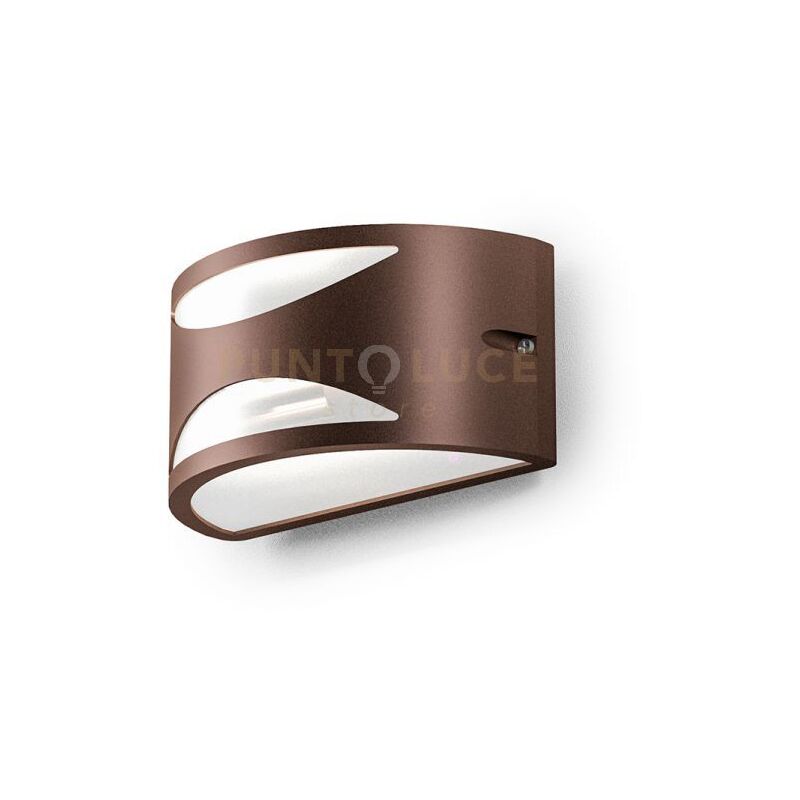 foto del prodotto ges1042 applique 1 luce in alluminio attacco e27 colore marrone
