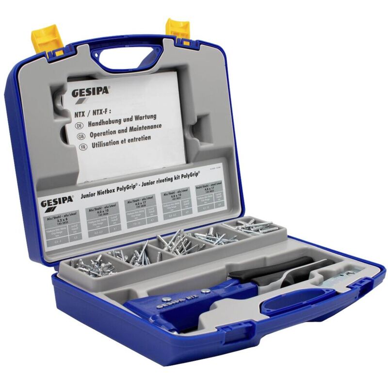 foto del prodotto gesipa 1457662 kit rivettatrice 275 mm 1 kit