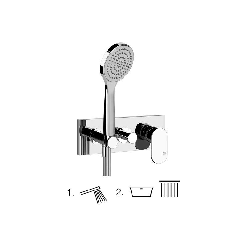 foto del prodotto gessi emporio via bagutta kit pr t poser pour mitigeur