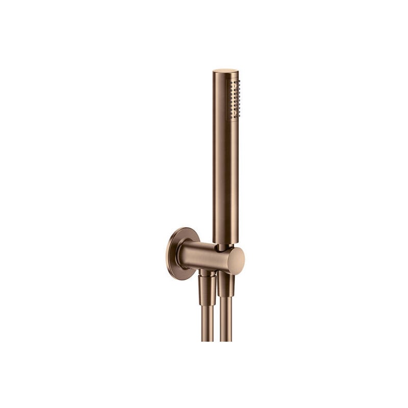 foto del prodotto gessi ensemble de douche inciso, avec raccord mural coud 1 2 et