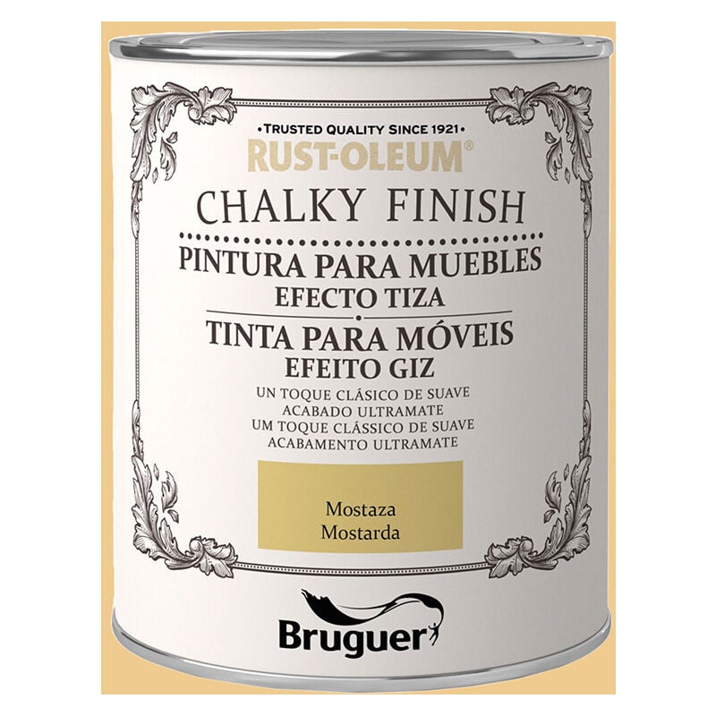 foto del prodotto gesso finish senape per mobili 0,750l 5397515 bruguer rust oleum