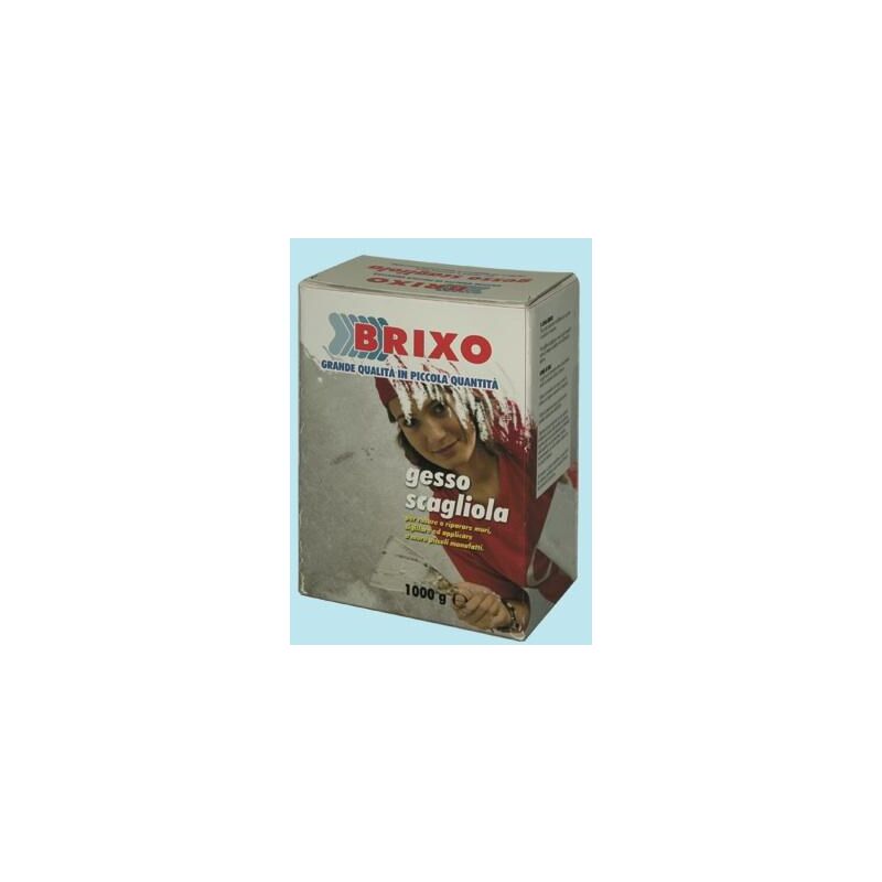 foto del prodotto gesso scagliola per rasare e riparare muri kg.1 confezione pz.2
