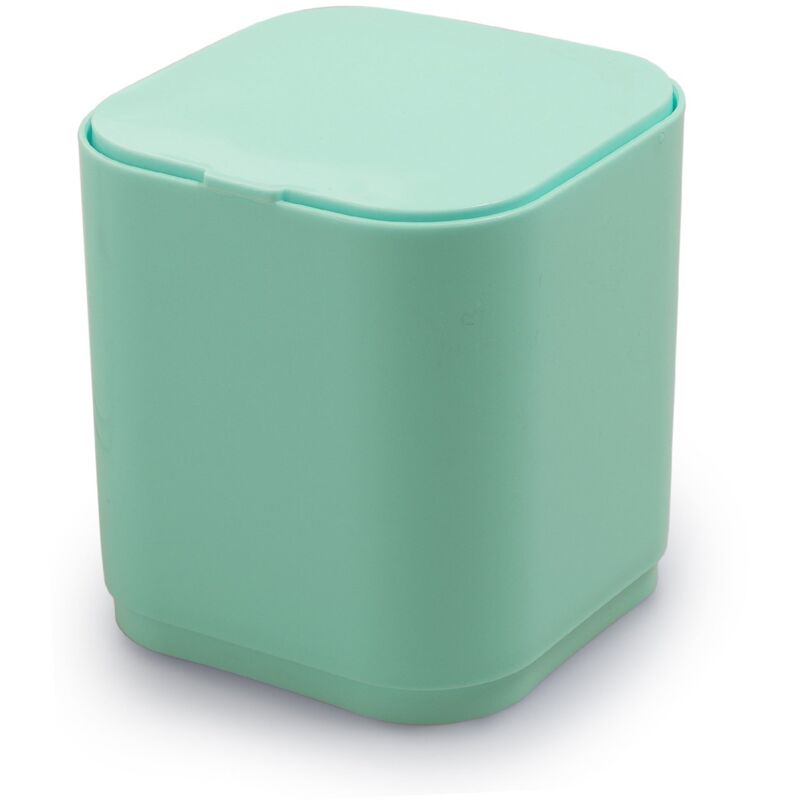 foto del prodotto gettacarte 8 lt d appoggio in plastica riciclata 6309 gedy serie seventy acquamarina