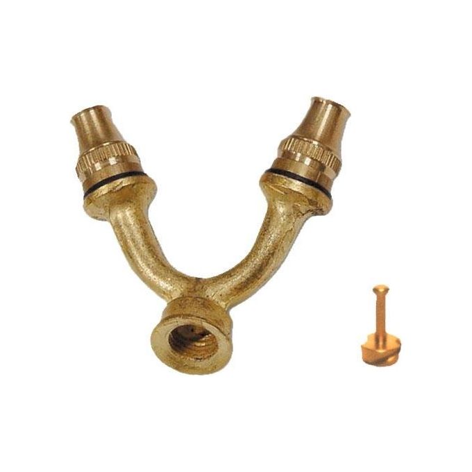 foto del prodotto getto biforco con elichetta ottone