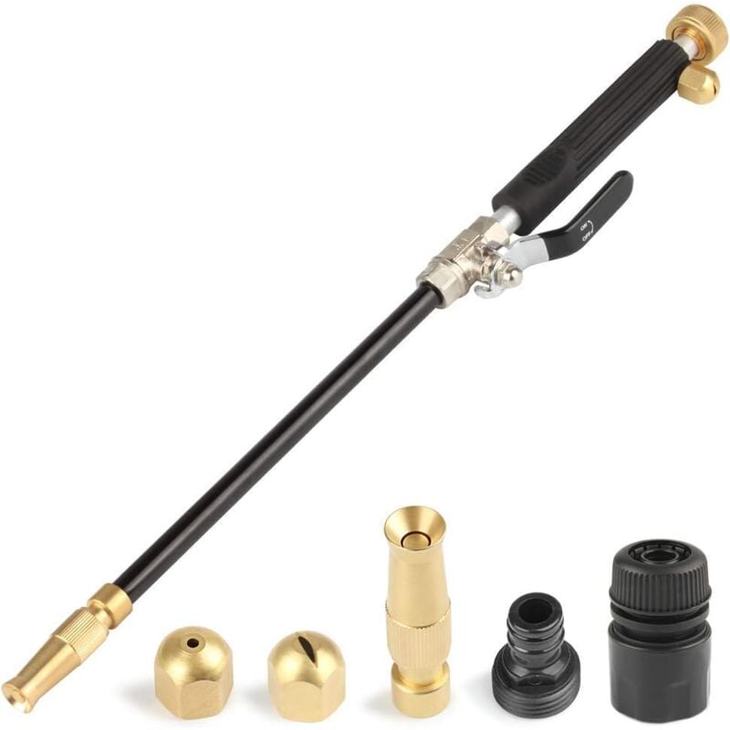 foto del prodotto getto idropulitrice, ugello tubo ad alta pressione, lancia idropulitrice, estremit tubo da giardino espandibile, spruzzatore per pulizia finestre