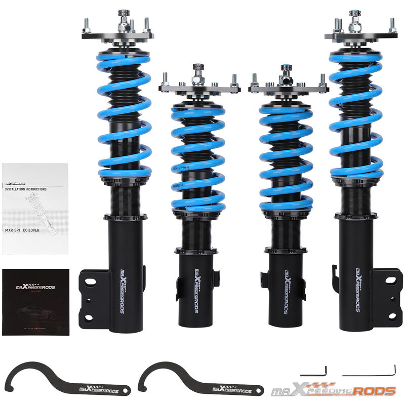 foto del prodotto gewindefahrwerk tieferlegung f r subaru forester sf 24 way einstellbare d mpfunggewindefahrwerk tieferlegung f r subaru forester sf 24 way