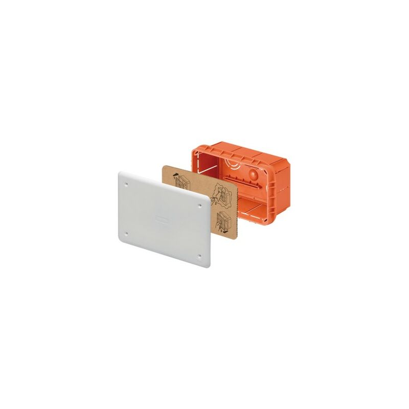 foto del prodotto gewiss cassetta derivazione e connessione, per pareti in muratura, dimensioni 152x98x70, coperchio bianco ral9016