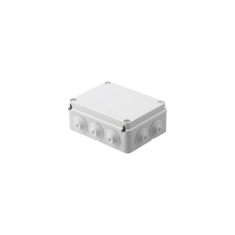 foto del prodotto gewiss cassetta di derivazione con coperchio basso a vite ip44 dimensioni interne 190x140x70 pareti con passacavi