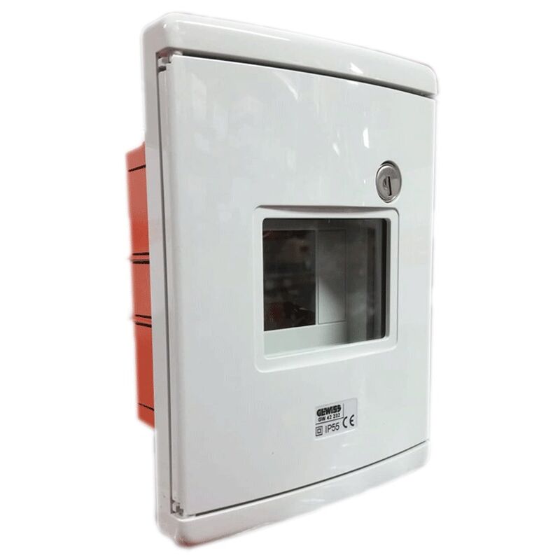 foto del prodotto gewiss centralino d emergenza ad incasso 4 moduli grigio gw42232
