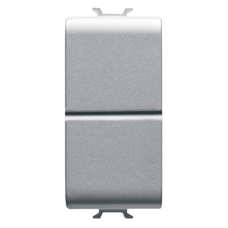 foto del prodotto gewiss doppio pulsante chorus per tapparella titanio gw14141