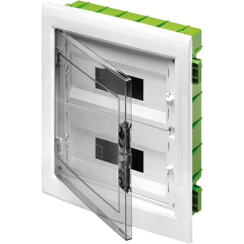 foto del prodotto gewiss gw 40609pm centralino per cartongesso con porta trasparente fum 36m ip40