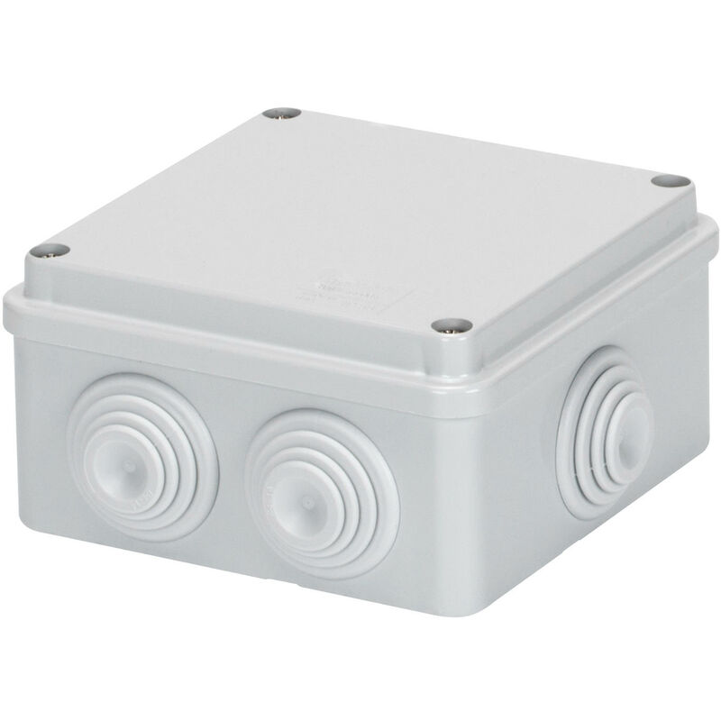 foto del prodotto gewiss gw-44004 scatola di derivazione con coperchio a vite ip55 100x100x50