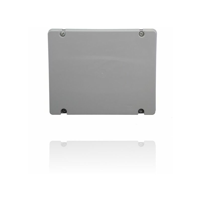 foto del prodotto gewiss gw44210 scatola di derivazione con coperchio a vite ip56 dim. int. 380x300x120 pareti lisce grigio