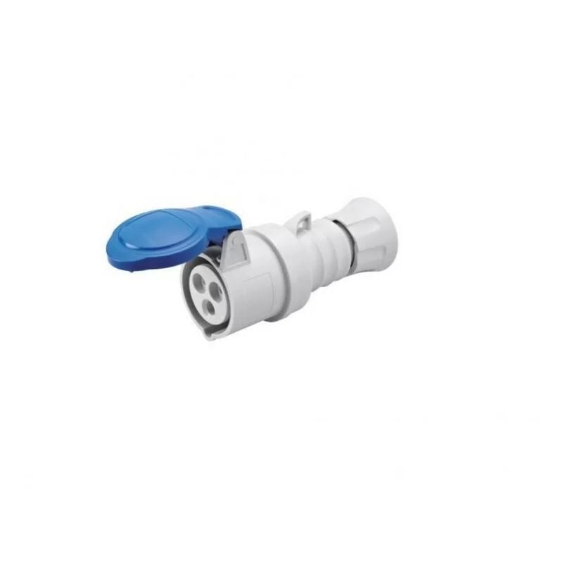 foto del prodotto gewiss gw62004fh presa mobile hp ip44 2p t 16a 230v 6h cablaggio rapido
