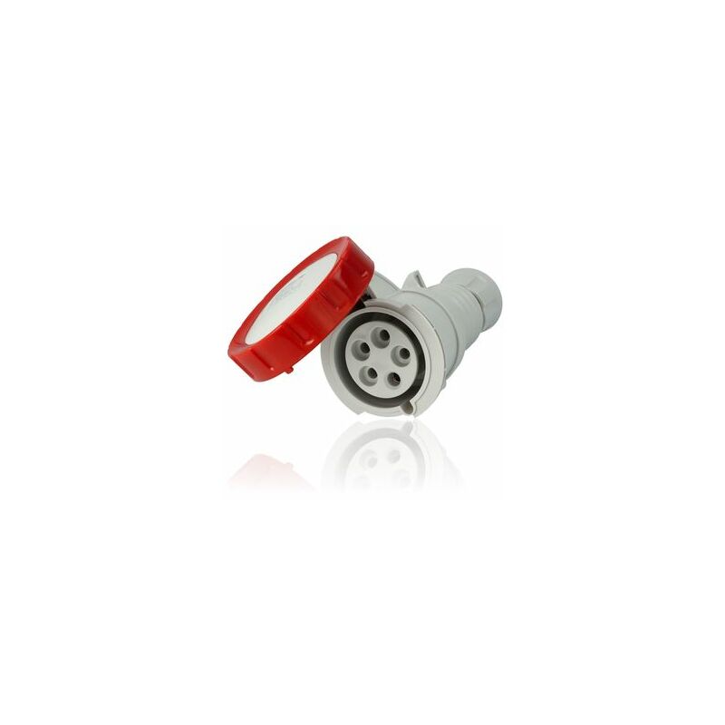 foto del prodotto gewiss gw62042h presa mobile hp 3p n t cablaggio a vite ip69 32a, 380v, 6h