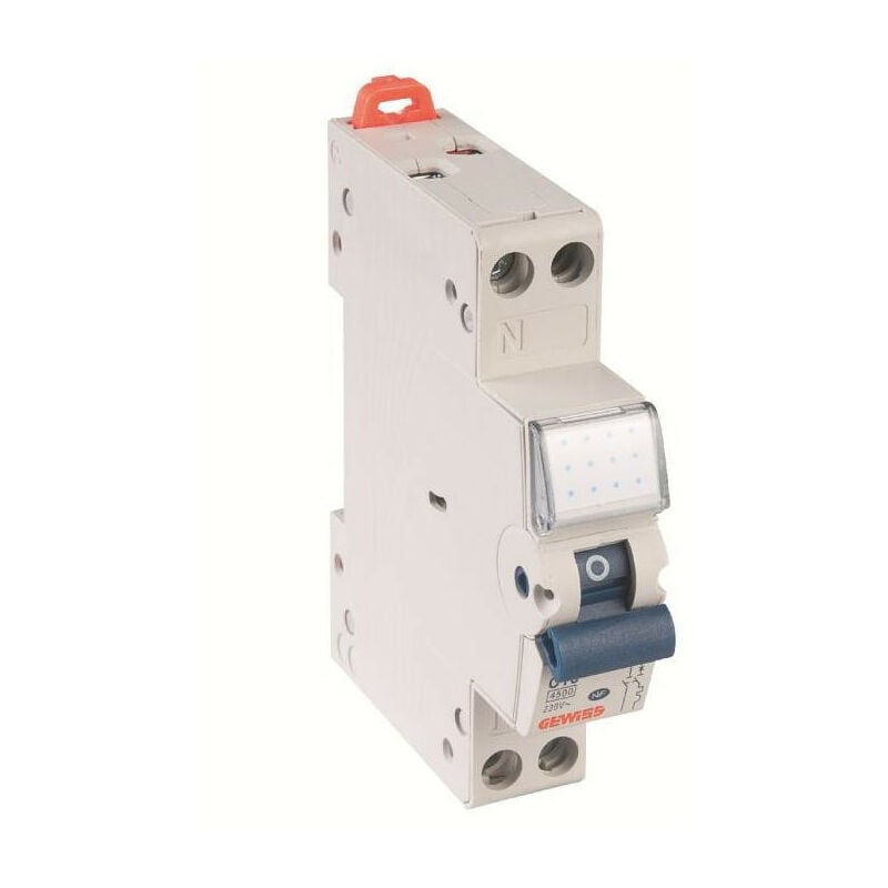 foto del prodotto gewiss interruttore automatico ph n collegamento a vite 1 modulo 2a