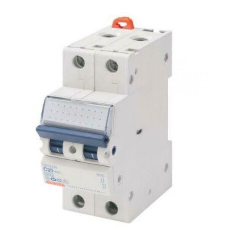 foto del prodotto gewiss interruttore magnetotermico 2p curca c 20a 2m gw92048