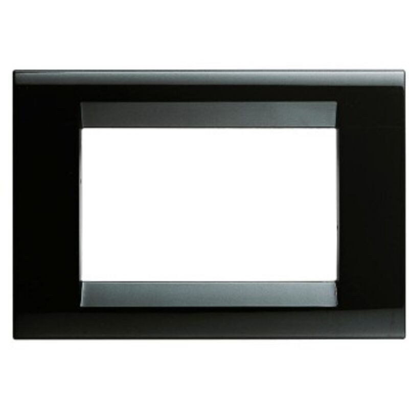foto del prodotto gewiss placca 4 posti nero toner playbus cod. gw32054 