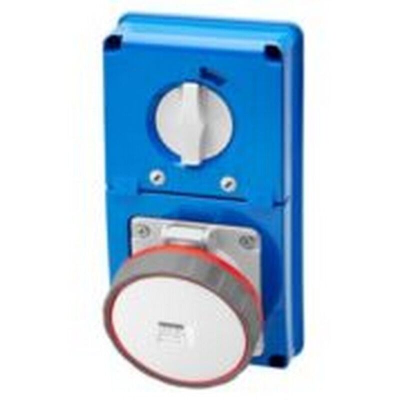 foto del prodotto gewiss presa fissa interbloccata verticale 3p n t 63a 346 415v 6h ip67