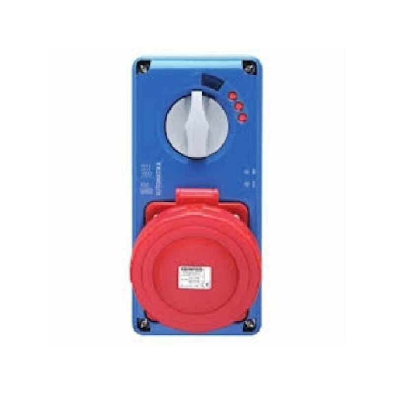 foto del prodotto gewiss presa ip67 senza fondo 2p t 32a 230v gw66337n