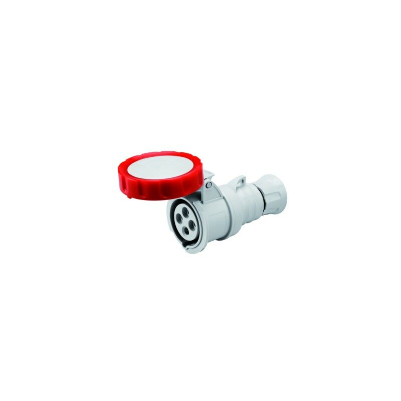 foto del prodotto gewiss presa mobile diritta ip66 67 68 69 3p t 32a 380 415v, rosso, 6h