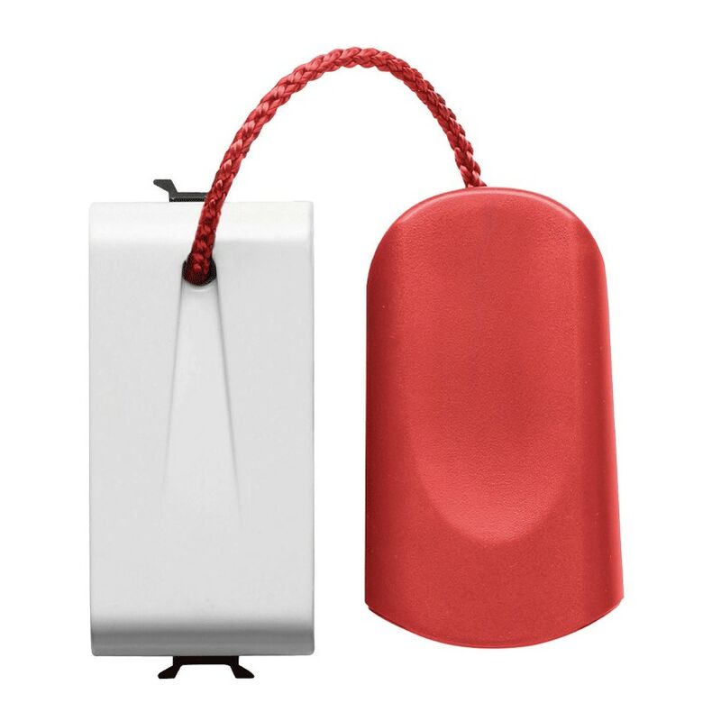 foto del prodotto gewiss pulsante a tirante di colore bianco 1p na 16a gw10136