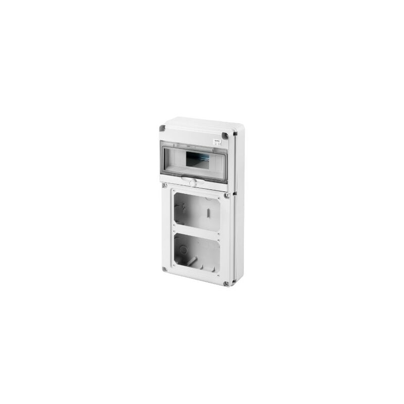 foto del prodotto gewiss quadro 10 moduli con 2 flange per prese industriali gw68019n