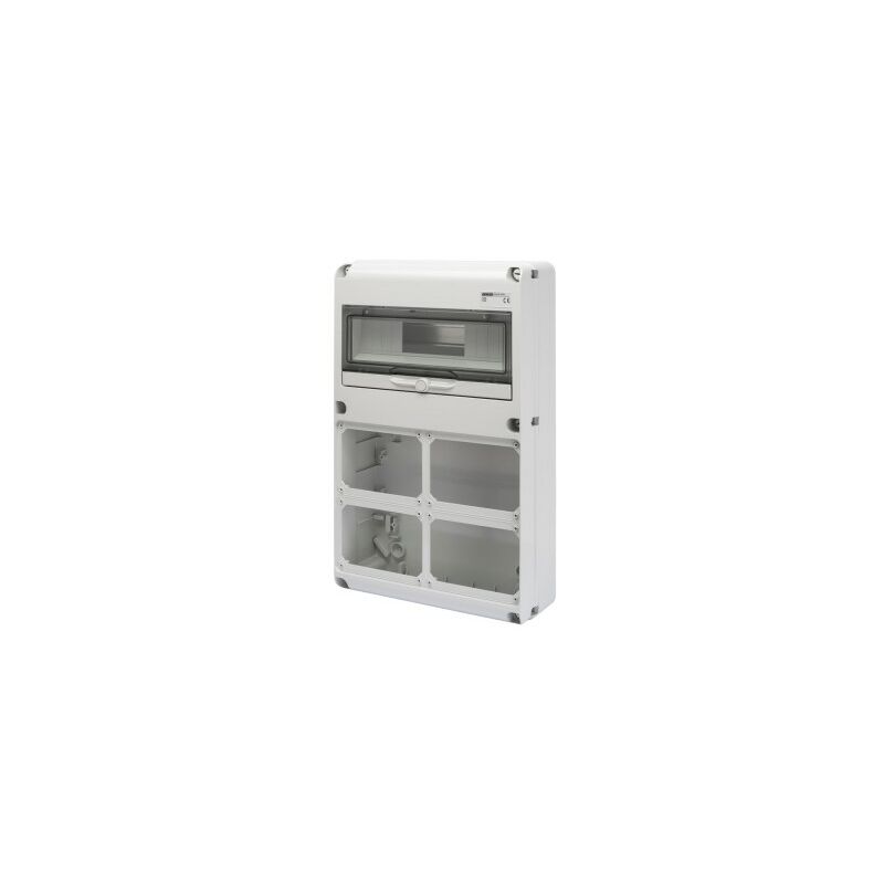 foto del prodotto gewiss quadro 14 moduli con 4 flange per prese industriali gw68009n